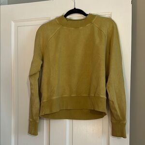 Wash dye Crewneck sweatshirt